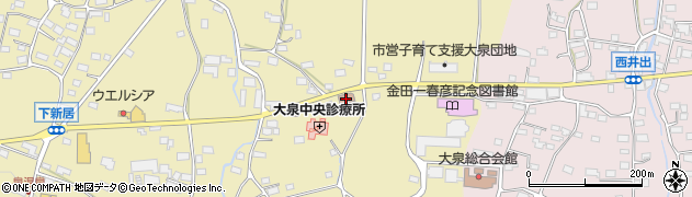 大泉郵便局周辺の地図