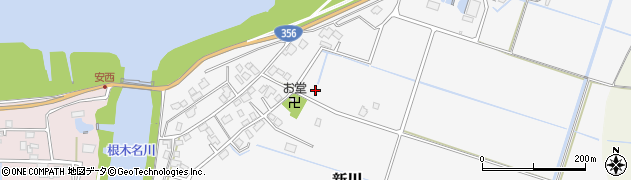 千葉県成田市新川周辺の地図