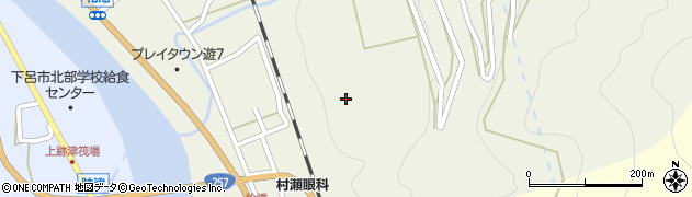 岐阜県下呂市萩原町花池周辺の地図