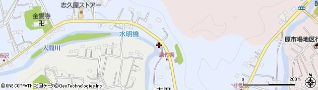 埼玉県飯能市赤沢166周辺の地図