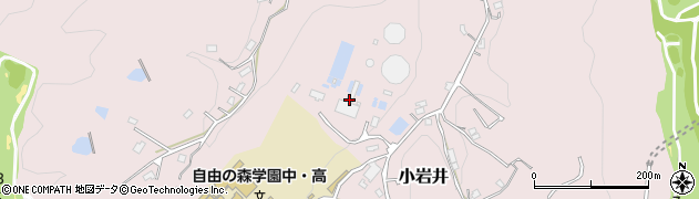 飯能市役所　小岩井浄水場周辺の地図