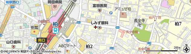 麺屋こころ 柏店周辺の地図