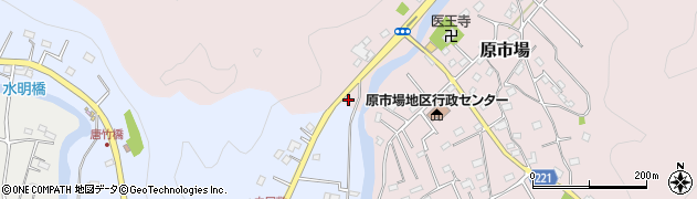 埼玉県飯能市原市場698周辺の地図