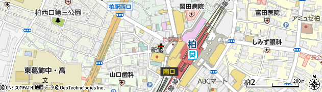 ファミリーマート柏駅前店周辺の地図