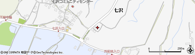千葉県成田市七沢196周辺の地図