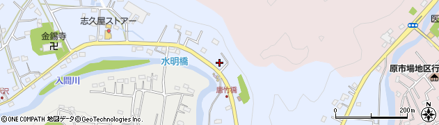 埼玉県飯能市赤沢169周辺の地図