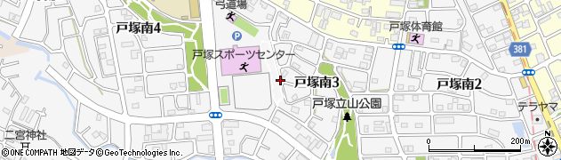 埼玉県川口市戸塚南周辺の地図