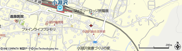 山梨中央銀行小淵沢支店周辺の地図