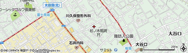 埼玉県さいたま市緑区太田窪周辺の地図