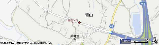 千葉県成田市青山周辺の地図