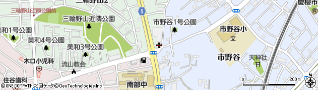 株式会社京葉東和薬品　流山営業所周辺の地図