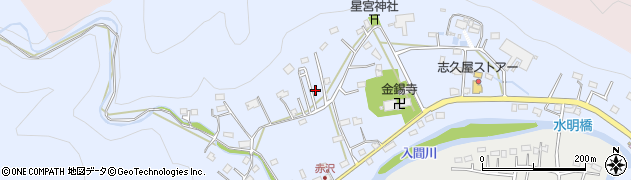 埼玉県飯能市赤沢378周辺の地図