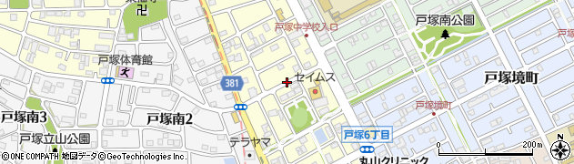 埼玉県川口市戸塚6丁目周辺の地図