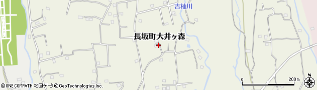 山梨県北杜市長坂町大井ヶ森1148周辺の地図