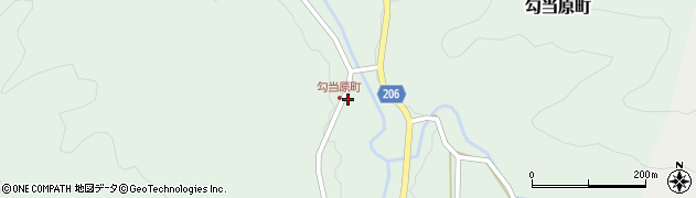 福井県越前市勾当原町16周辺の地図