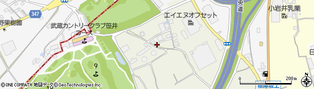 埼玉県狭山市笹井718周辺の地図