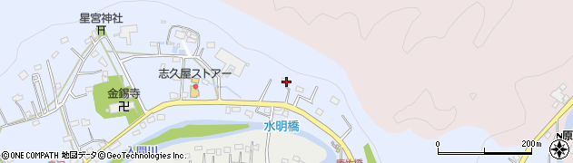 埼玉県飯能市赤沢182周辺の地図