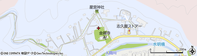 埼玉県飯能市赤沢267周辺の地図