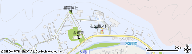 埼玉県飯能市赤沢219周辺の地図