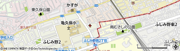 ファミリーマートふじみ野二丁目店周辺の地図