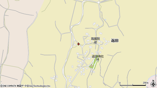 〒287-0027 千葉県香取市返田の地図