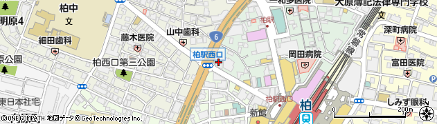 東日本銀行柏支店 ＡＴＭ周辺の地図