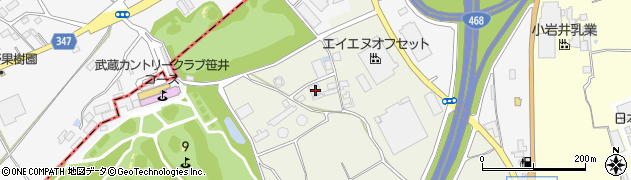 埼玉県狭山市笹井715周辺の地図