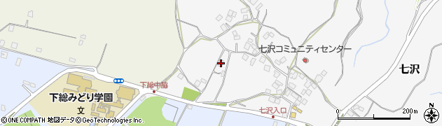 千葉県成田市七沢138周辺の地図