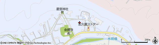 埼玉県飯能市赤沢232周辺の地図