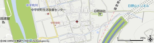 福井県越前市中平吹町周辺の地図