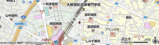 ローソン柏駅東口店周辺の地図