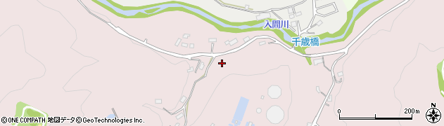 埼玉県飯能市小岩井周辺の地図