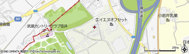 埼玉県狭山市笹井708周辺の地図