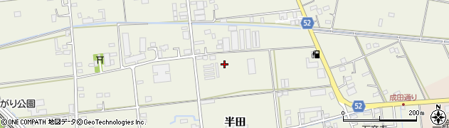 埼玉県三郷市半田周辺の地図
