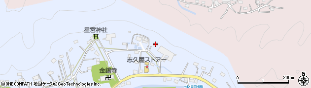 埼玉県飯能市赤沢238周辺の地図