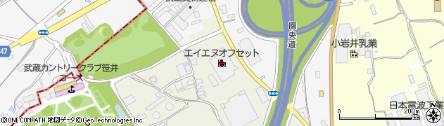 埼玉県狭山市笹井700周辺の地図