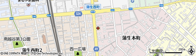 味道苑蒲生店周辺の地図