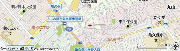 埼玉県ふじみ野市南台周辺の地図