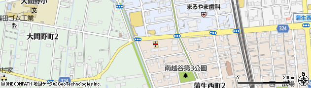スタジオマリオ越谷・蒲生店周辺の地図