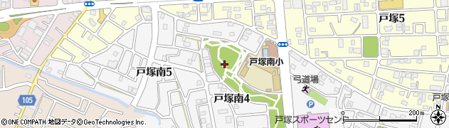 戸塚下台公園周辺の地図