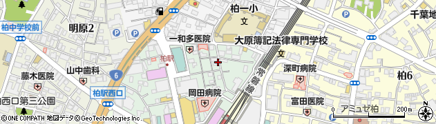 日本海 柏西口店周辺の地図