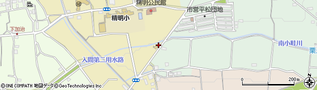 青田や周辺の地図
