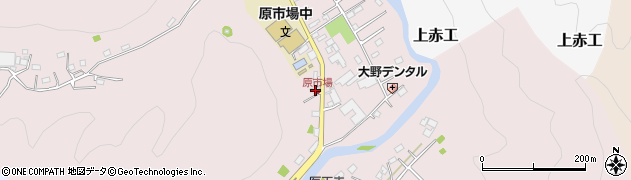 埼玉県飯能市原市場662周辺の地図
