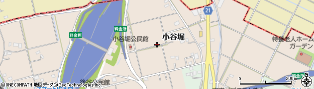 埼玉県三郷市小谷堀周辺の地図