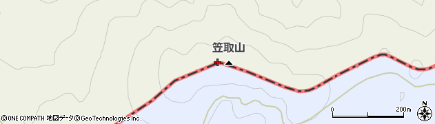 笠取山周辺の地図