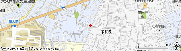 埼玉県さいたま市桜区上大久保687周辺の地図