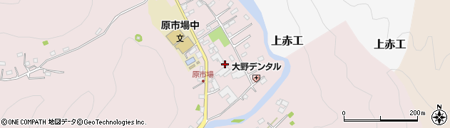 埼玉県飯能市原市場613周辺の地図
