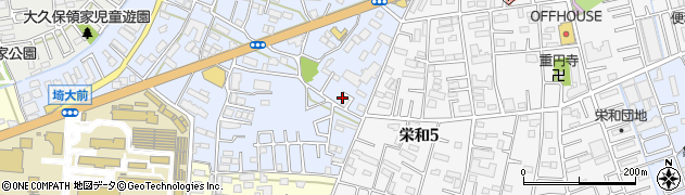 埼玉県さいたま市桜区上大久保684周辺の地図