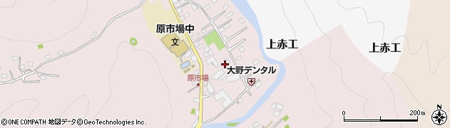 埼玉県飯能市原市場614周辺の地図