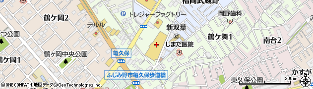 １００円ショップセリア　生鮮市場ＴＯＰ鶴ケ舞店周辺の地図